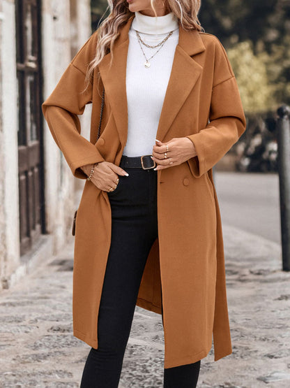 Tie Waist Trench Coat