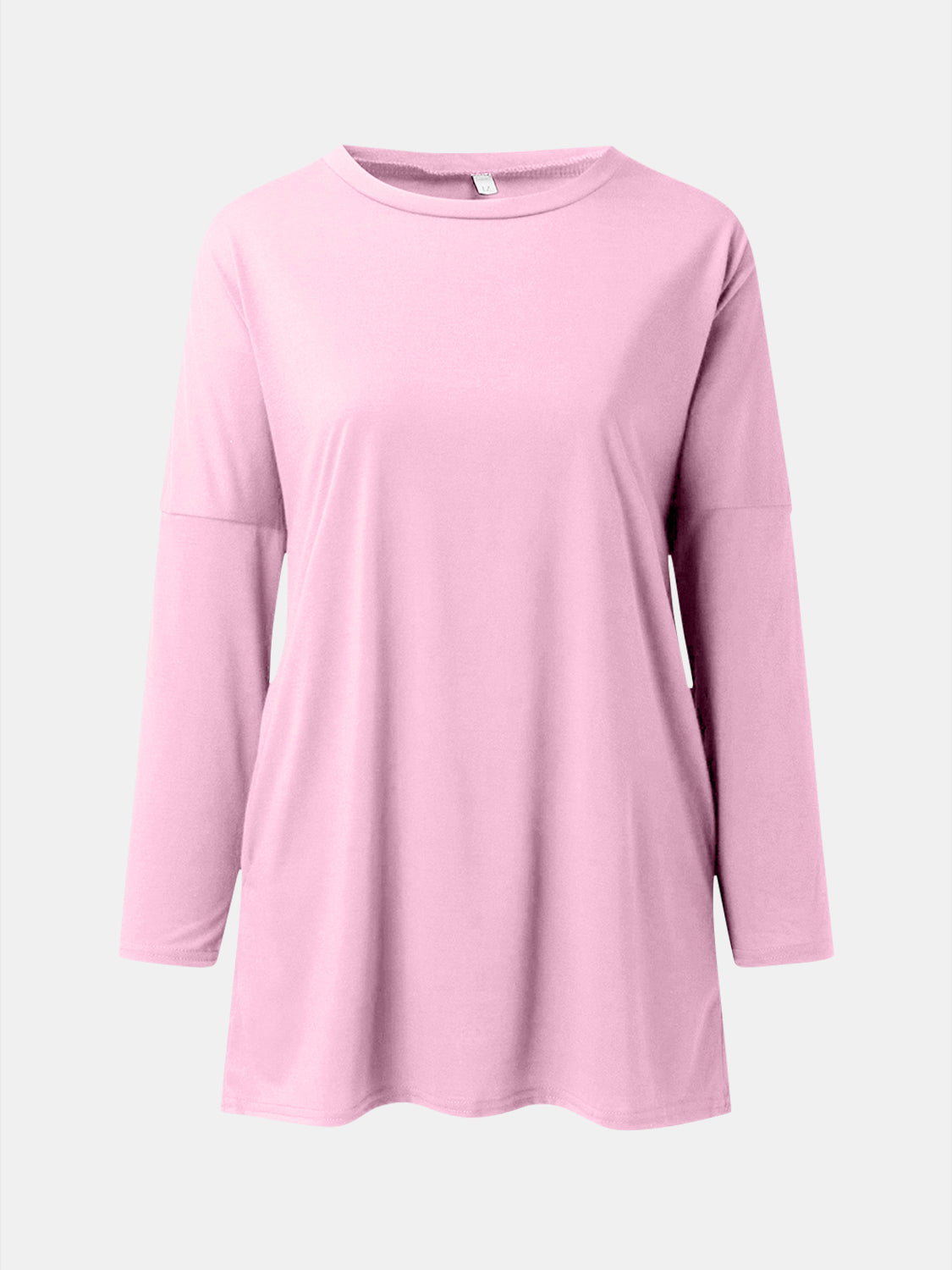 Full Size Round Neck Long Sleeve T-Shirt