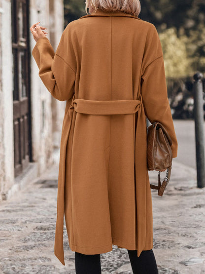 Tie Waist Trench Coat