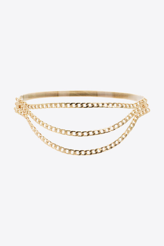 Metal Triple-Layered Chain Belt