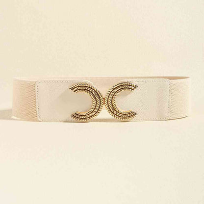 Double C Buckle Elastic Belt