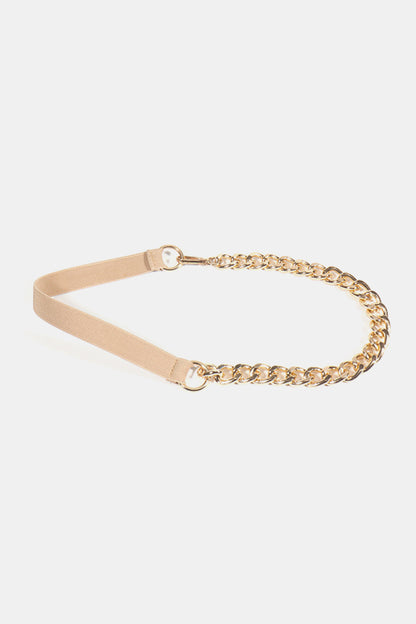 Half Alloy Chain Elastic Belt