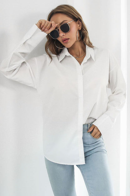 Dropped Shoulder Longline Shirt