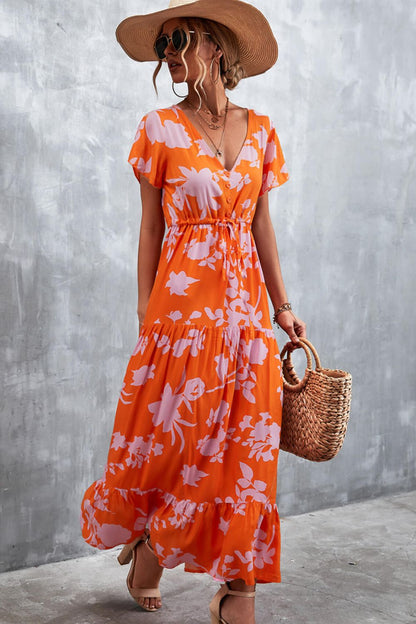 Floral Tiered Maxi Dress